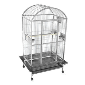 A&E Cage Co. 48"x36" Stainless Steel Mondo Dome Top Bird Cage