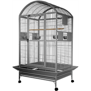 A&E Cage Co. 36"x28" Stainless Steel Majestic Dome Top Bird Cage