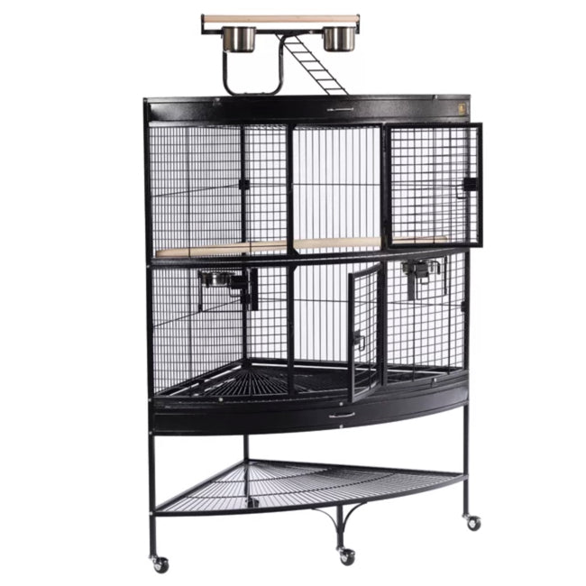 Prevue Hendryx Large Bird Cage with Storage Shelf