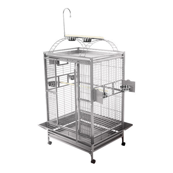 A&E Cage Co. 36"x28" Stainless Steel Majestic Play Top Bird Cage