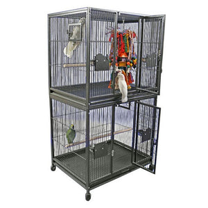 A&E Cage Co. 40"x30" Classico Double Stack Bird Cage