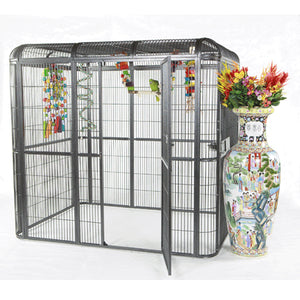 A&E Cage Co. 62"x62"x79" Walk In Aviary