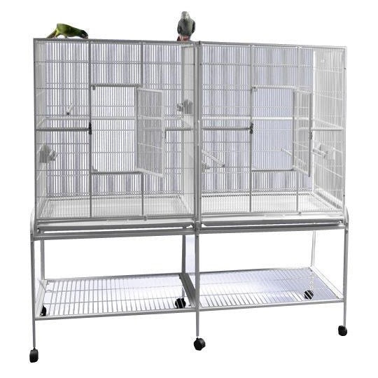 A&E Cage Co. 64"x21" Double Stack Flight Cage