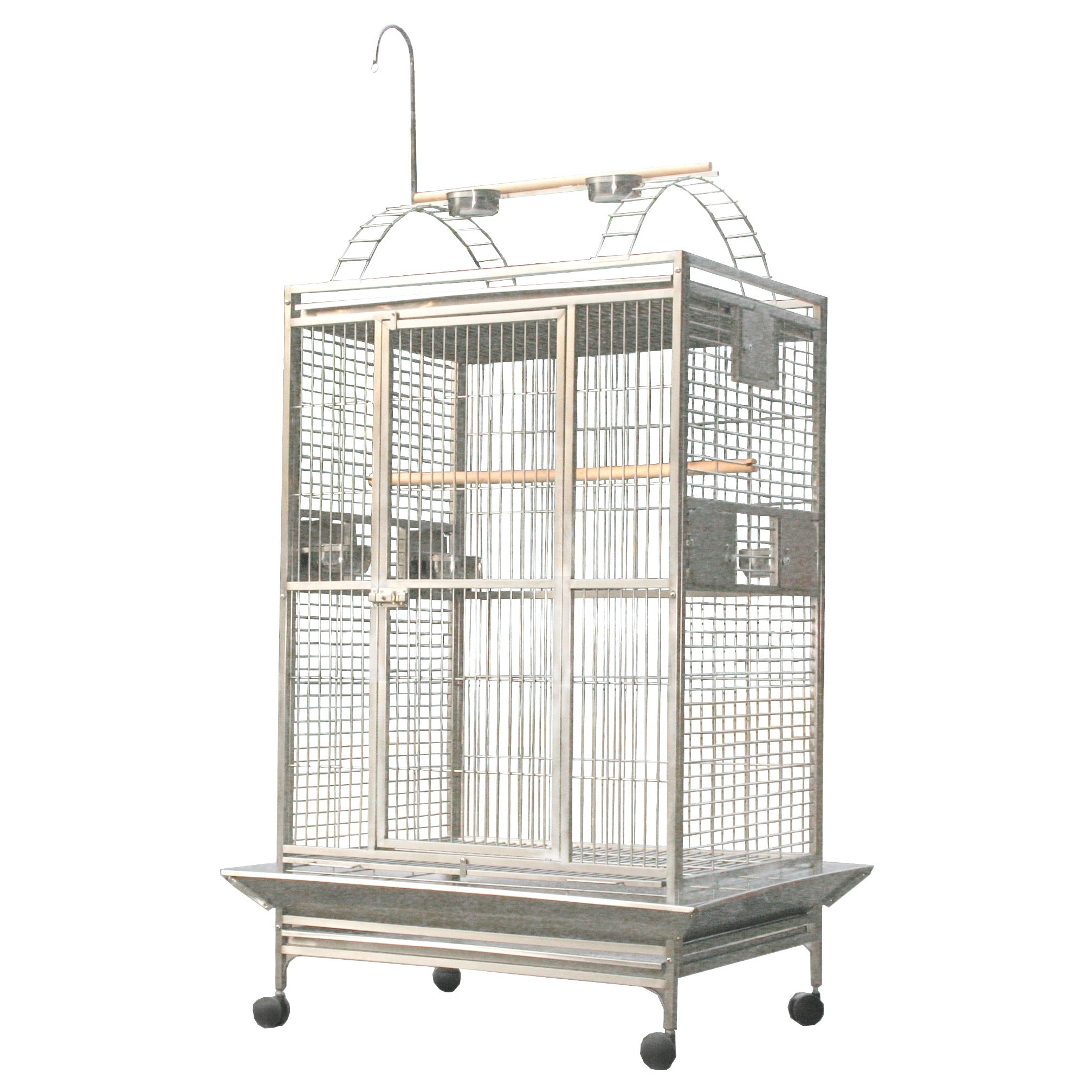A&E Cage Co. 40"x30" Stainless Steel Imperial Play Top Bird Cage
