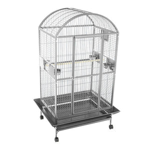 A&E Cage Co. 40"x30" Stainless Steel Imperial Dome Top Bird Cage