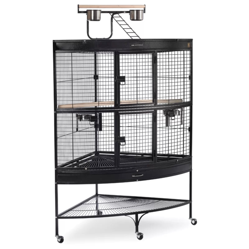 Prevue Hendryx Large Bird Cage with Storage Shelf
