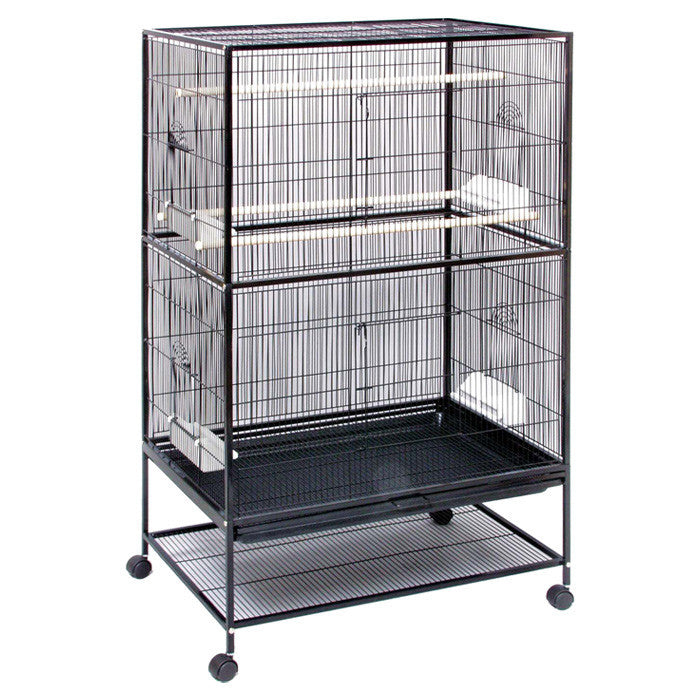 Prevue Hendryx Flight Bird Cage with Storage Shelf