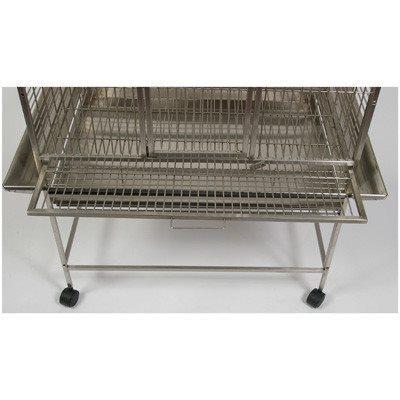 A&E Cage Co. 40"x30" Stainless Steel Imperial Play Top Bird Cage