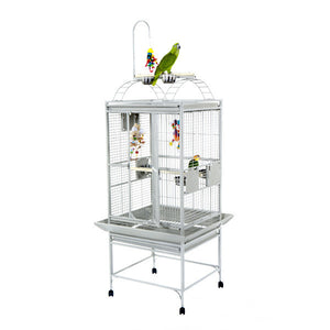 A&E Cage Co. 24"x22" Stainless Steel Retreat Play Top Bird Cage